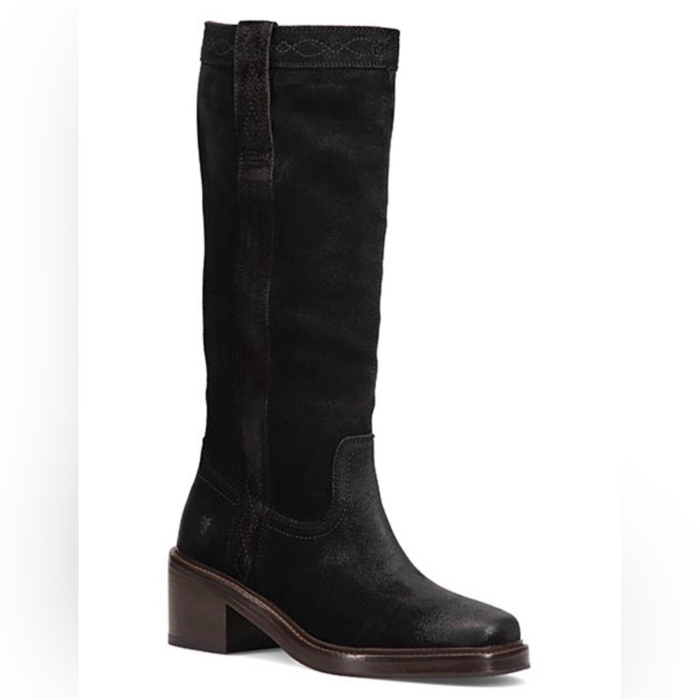 Frye Black Suede Boots for Women